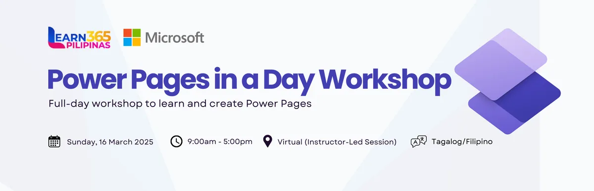 Power Pages in a Day Workshop